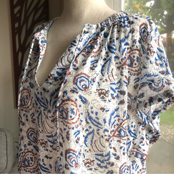 Xirena Tessa Top White Mosaic Medium - Picture 6 of 14